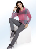 Broek met aangenaam zachte, warme voering MIDDENGRIJS GEM.