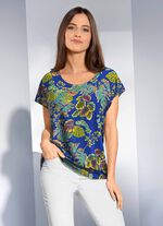 Shirt met wijd gesneden schouders 