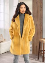 Lange jas van heerlijk zacht imitatiebont 