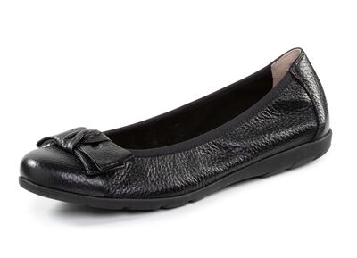 Caprice, chique damesballerina's, breedte G, met elastische band 