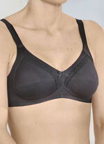 Naturana two-pack bh met decoratieve kanten band in de cups 2X ZWART