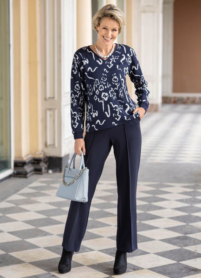 Broeken in modieuze breedte 