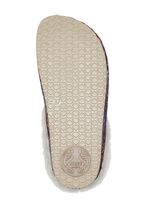 Mubb wolvilt pantoffels met kleurrijk bloemenborduurwerk 