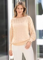 Trui in een uitgebreide patroonmix 