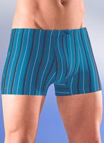 Sixpack broeken met een gestreept dessin 