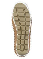 Gemini, zomerse damessabot, breedte G, met uitneembaar voetbed COGNAC