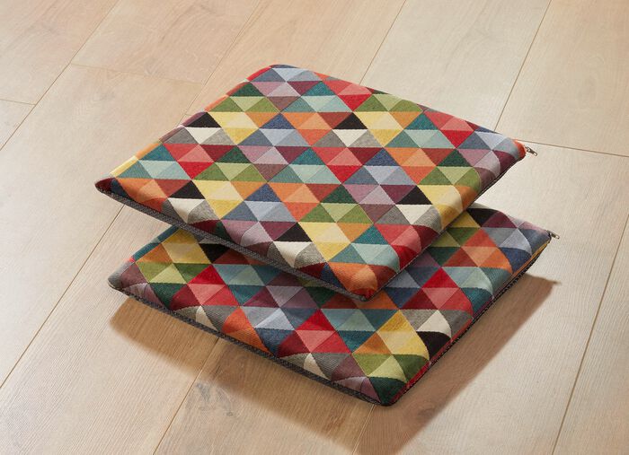 Zitkussens, set van 2, met antisliplaag 