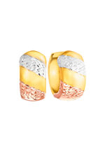 Driekleurige oorringen 