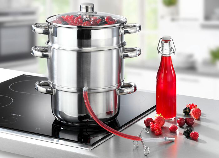 Stoompers met glazen deksel 