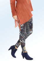 Legging met briljant gekleurde inkjetprint 