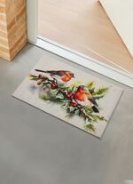 Deurmat in winterlook 