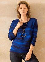 Trui met plooistructuur 