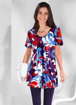 Lang shirt met plooien 