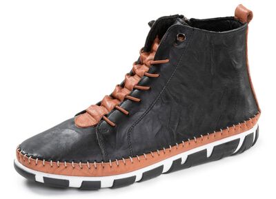 Gemini, comfortabele dameslaarzen, breedte G, met uitneembaar voetbed 