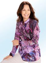 Transparante tuniek met inkjetprint 