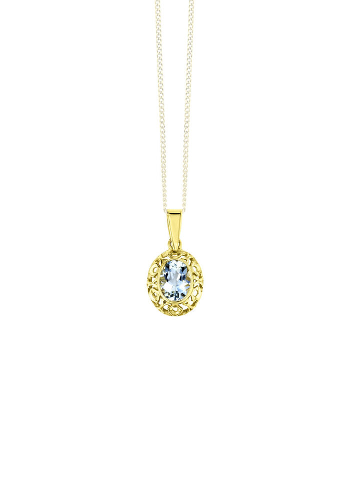 Hanger o. K goud 375/- 