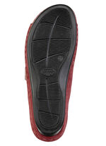 Lichtgewicht damesmuiltjes, breedte G, met klittenbandsluiting BORDEAUX