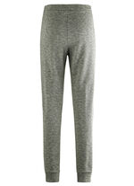 Gebreide broek OLIJF-ZWART