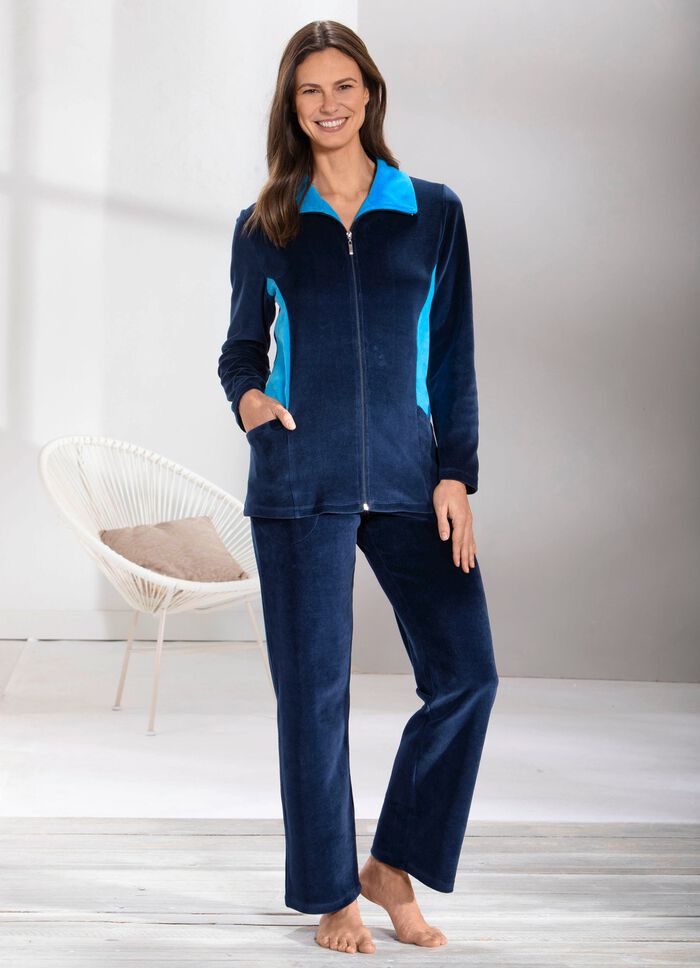 Huispak met contrasterende inzetstukken 