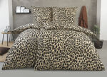 Beddengoedset met luipaardprint