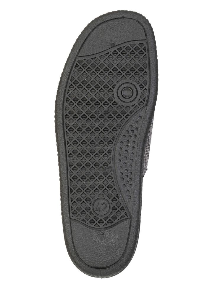 Klassieke herenpantoffels met anatomisch gevormd voetbed 