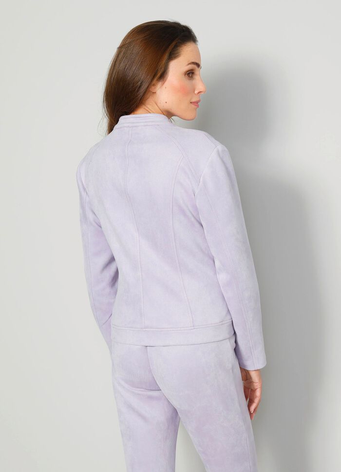 Blazer met een zachte feel 