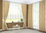 Raamdecoratie met universele railtape 