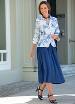 Blouseblazer met schoudervullingen 