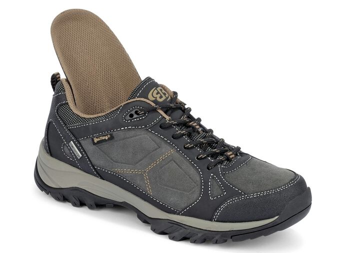 Ademende heren veterschoenen met uitneembaar voetbed 