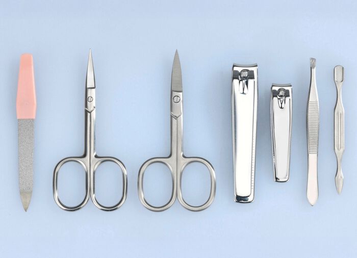 Manicure- en pedicureset, 7-delig 