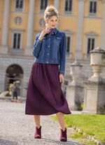 Rok in een comfortabele pull-on stijl 