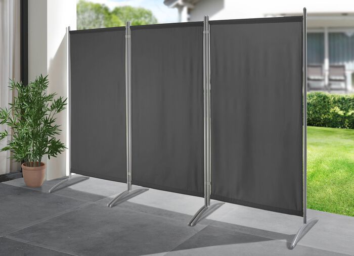 Stabiele scheidingswand, 3-delig 