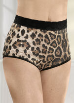 Laurina set van drie slips met elastische kanten tailleband 