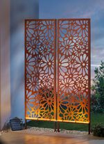 LED-privacyscherm, 2-delig 