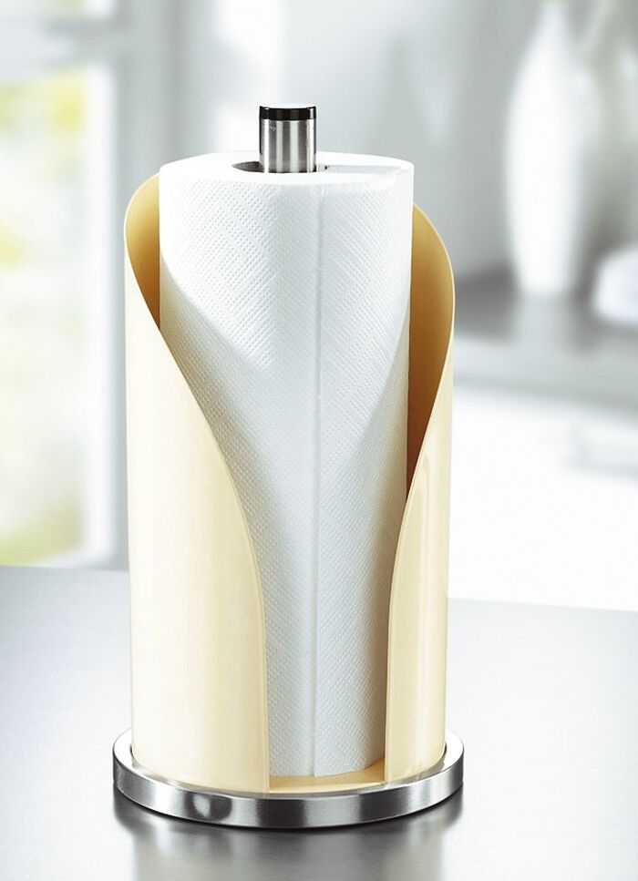 Wesco rolhouder van roestvrij staal en gepoedercoate staalplaat CR&Egrave;ME