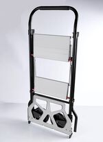 Opvouwbare trolley met traplading 