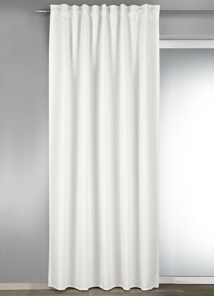 Semi-transparant overgordijn WIT