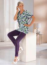 Shirt met decoratief element bij de halslijn 