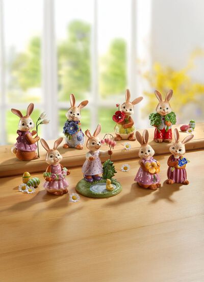 Goebel konijnen gemaakt van fijn steengoed 