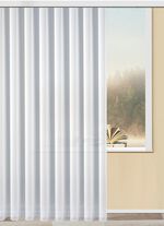 Opbergen met geplooide tape 1:2,5 en loodtape-afwerking. 