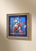 Goebel-schilderij voorzien van echt gouden laagje 