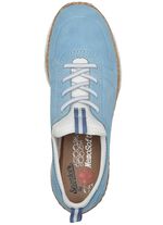 Rieker sneakers met elastische decoratieve vetersluiting 