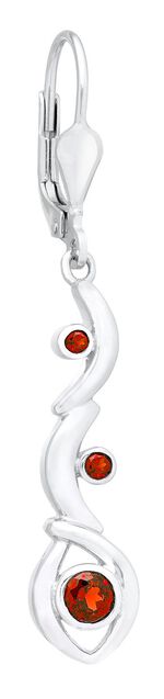 Mooie oorbellen met granaat 