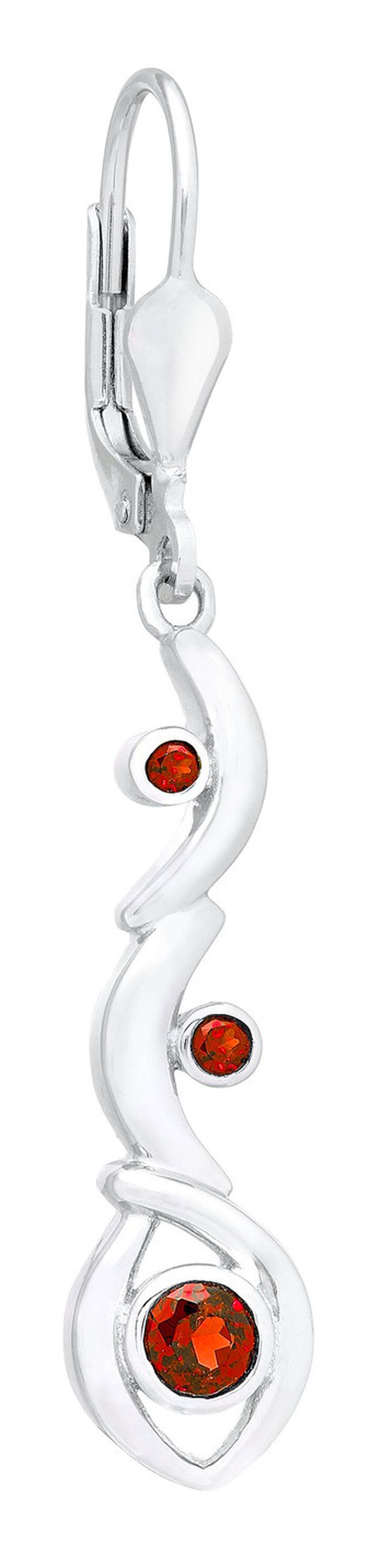 Mooie oorbellen met granaat 