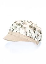 Modieuze dames krantenjongenspet met elastische inzet 