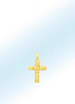 Klassieke kruishanger met structuur 