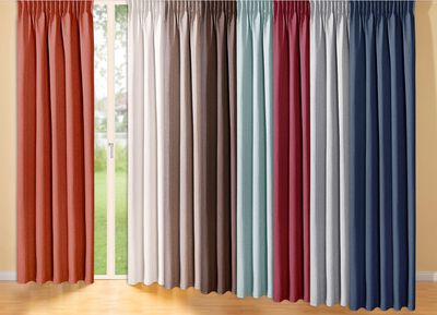 Energiebesparende verduisterende sjaals in linnenlook 