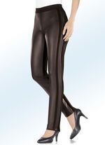 Broek met gestreepte inzetstukken 