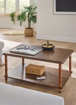 Tafels met gedraaide poten van massief hout 