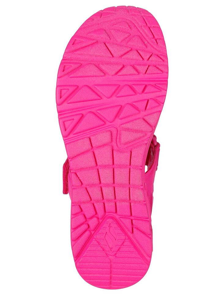 SKECHERS sandaal van rekbaar textielmateriaal ROZE